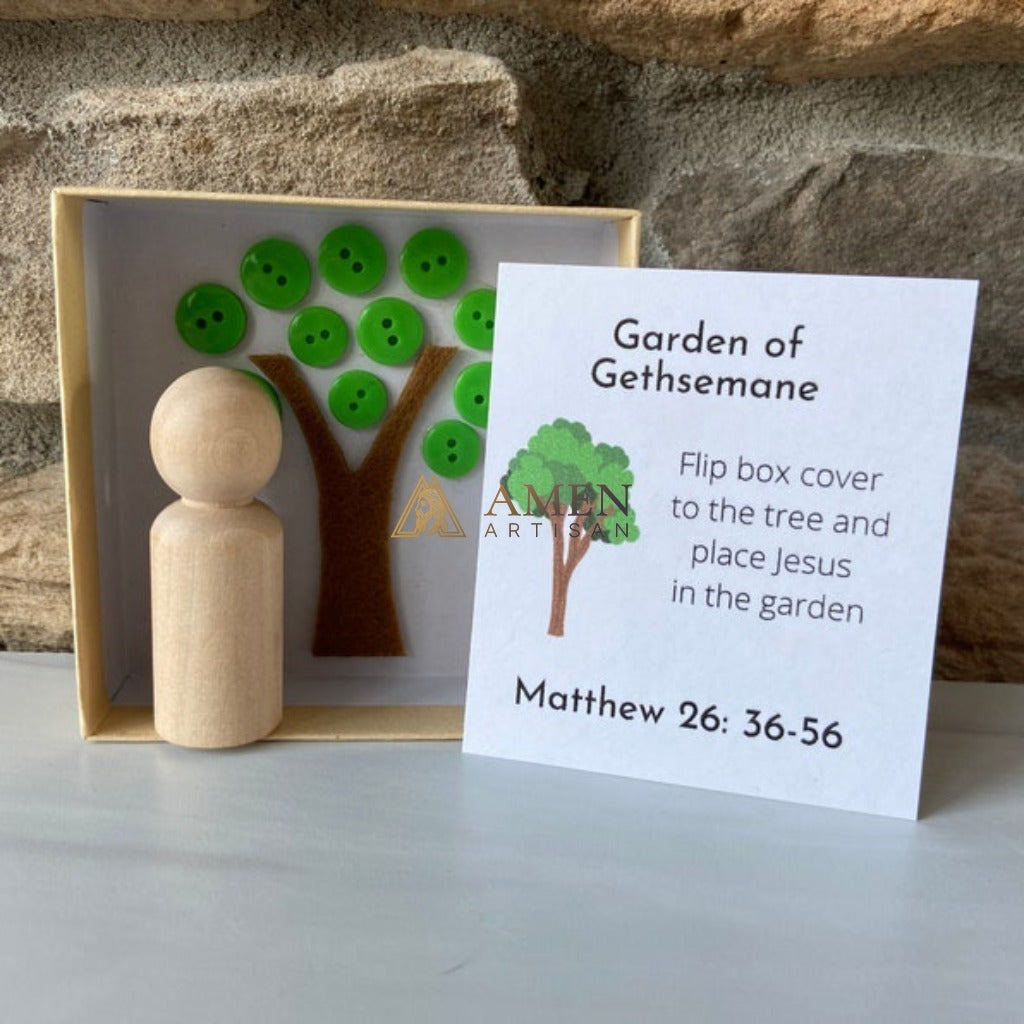 Handcrafted Easter Holy Week Box Gift Set Amen Artisan