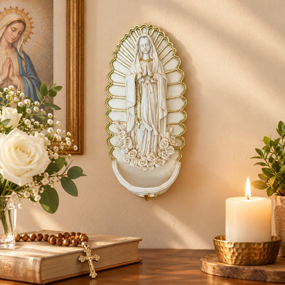 Marian Holy Water Font