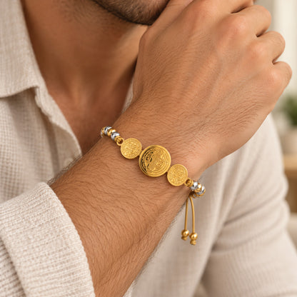 Adjustable St. Benedict Bracelet | Amen Artisian