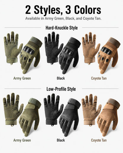 Full-Finger Outdoor Gloves with Knuckle Guard Design — Steady Grip | Amen Artisan