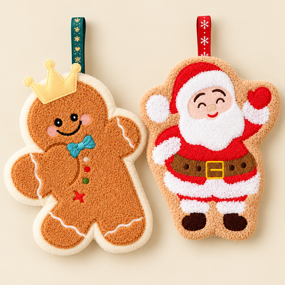 【DEAL TODAY】Gingerbread Christmas Hanging Hand Towel