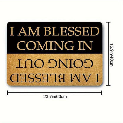 Blessed Coming In & Going Out – Two-Way Christian Doormat