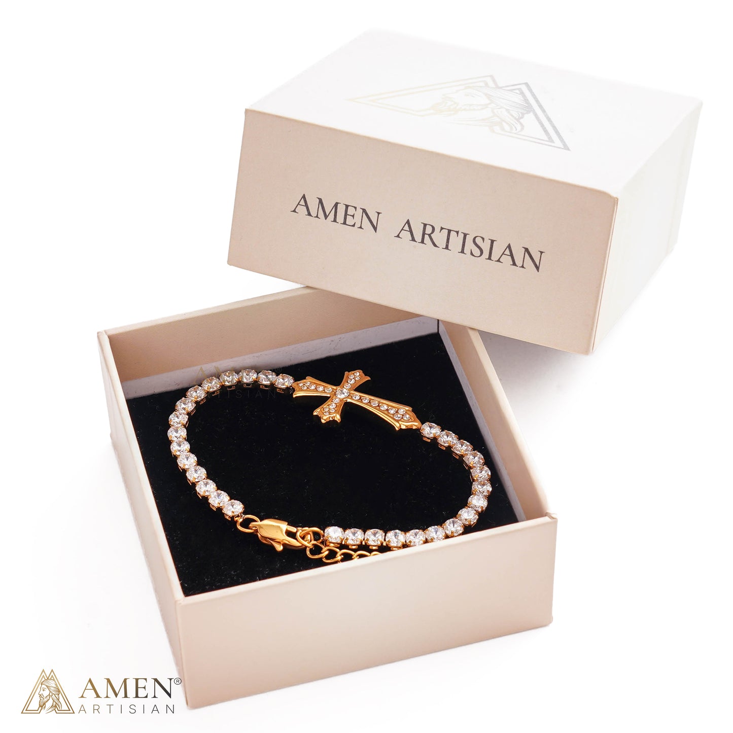 【DEAL TODAY】Faith Reminder Cross Bracelet with Adjustable Chain