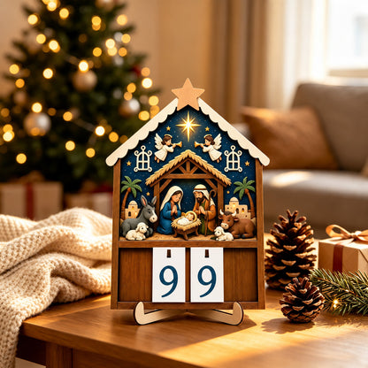 Nativity Christmas Countdown Calendar