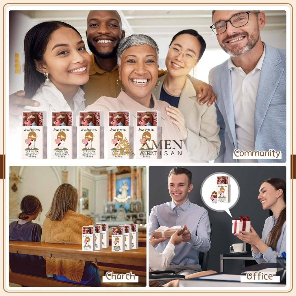 Jesus Doll Matchbox Gift Set Amen Artisan