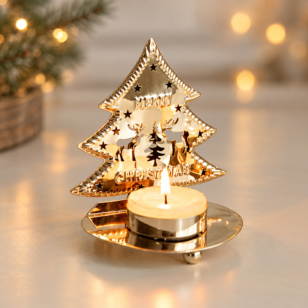 Merry Christmas Candle Holder
