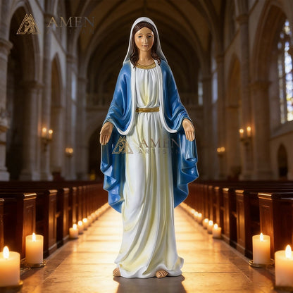 Virgin Mary Statue Amen Artisan