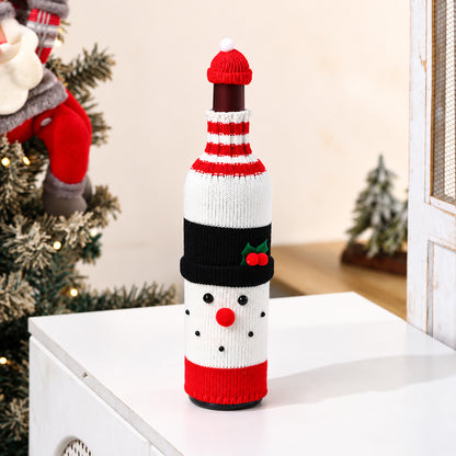 Santa Claus Christmas Bottle Cover