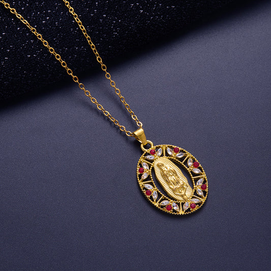 Our Lady of Guadalupe Necklace Amen Artisan