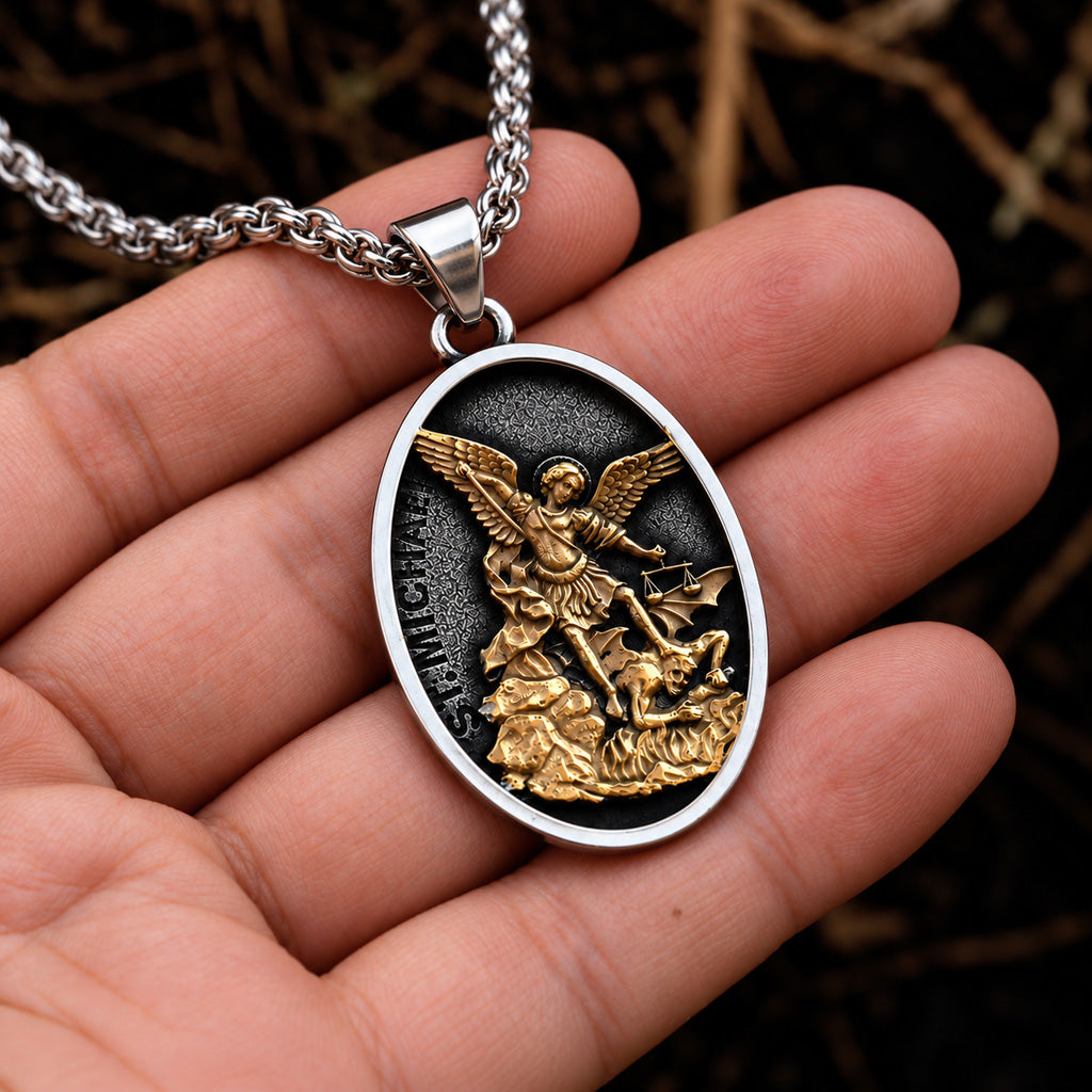 St. Michael Medal Necklace
