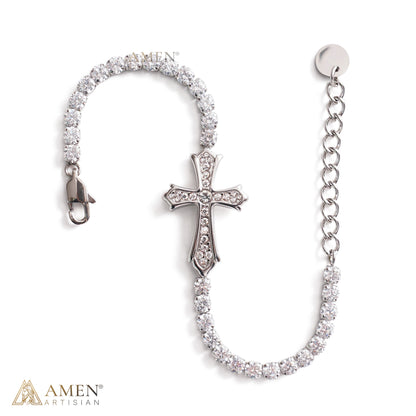 【DEAL TODAY】Faith Reminder Cross Bracelet with Adjustable Chain