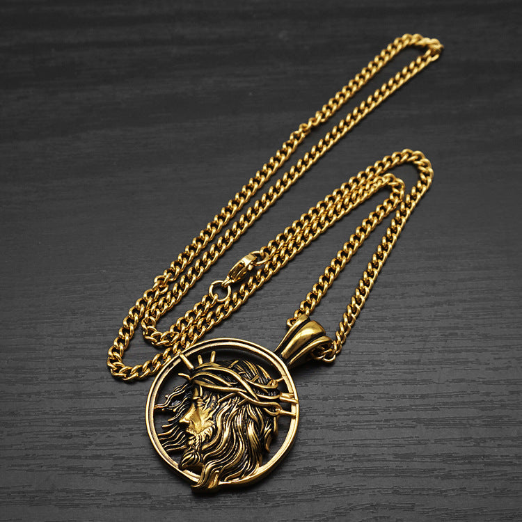 Jesus Crown of Thorns Pendant Necklace