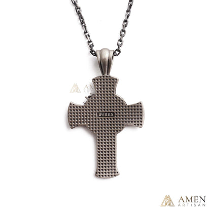 【Deal Today】Jesus Crown of Thorns Cross Pendant with Chain | Amen Artisan