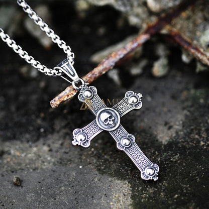 Calvary Cross Pendant Necklace Amen Artisan