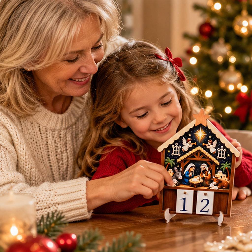 Nativity Christmas Countdown Calendar