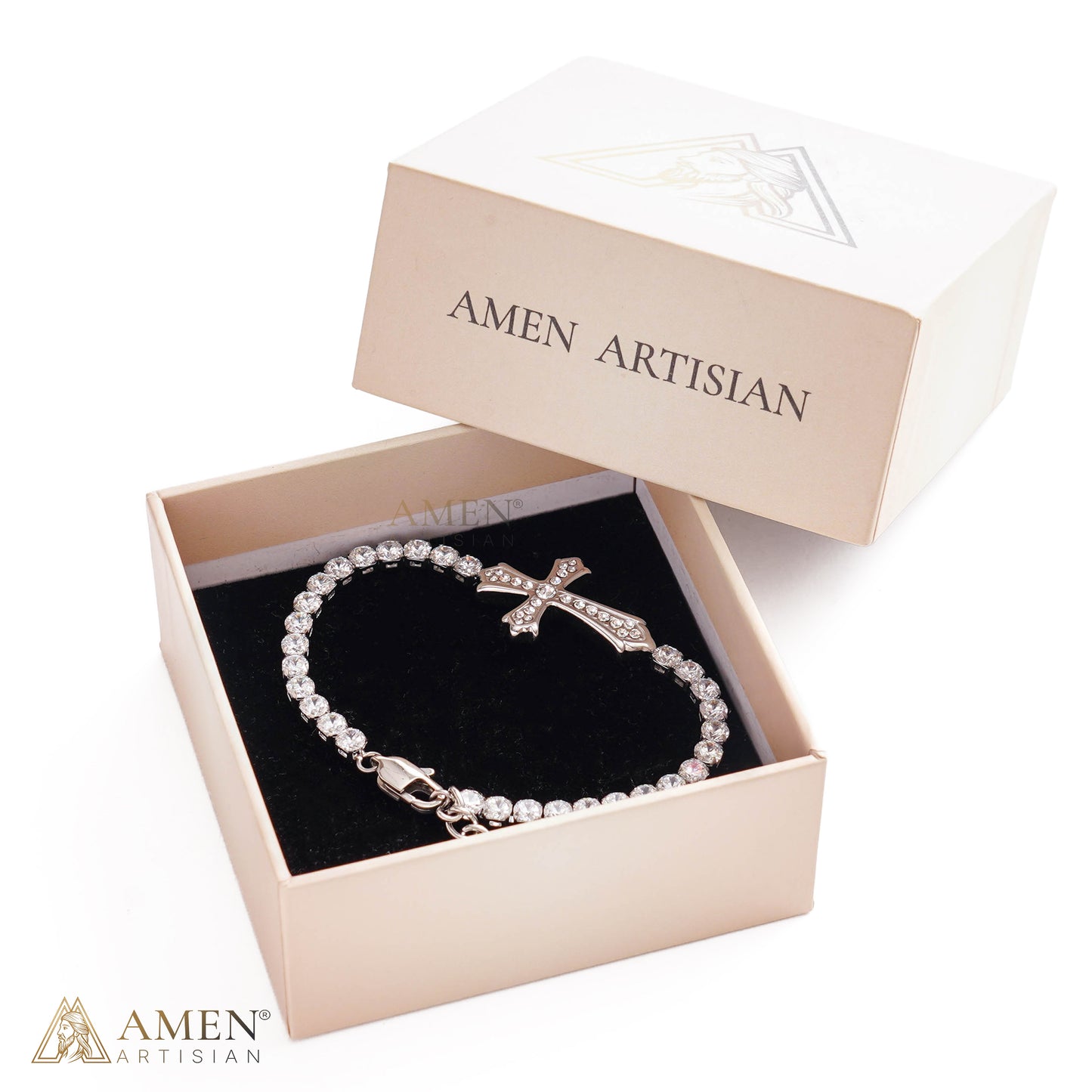 【DEAL TODAY】Faith Reminder Cross Bracelet with Adjustable Chain
