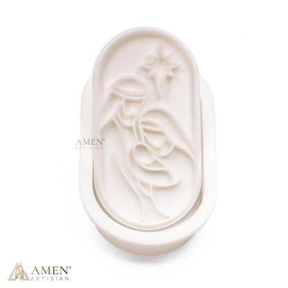 Nativity Heart Cookie Cutter & Embosser Set