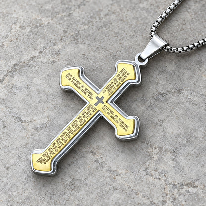 【LIMITED-TIME 50% OFF】Lord’s Prayer Cross Pendant