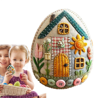 Easter Felt Egg Ornaments Amen Artisan