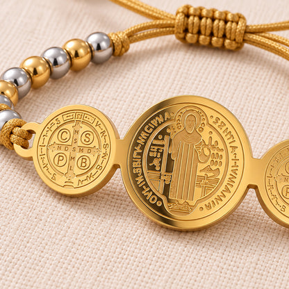 Adjustable St. Benedict Bracelet | Amen Artisian
