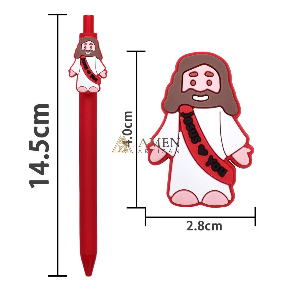 Jesus Doll Retractable Ballpoint Pen  Amen Artisan