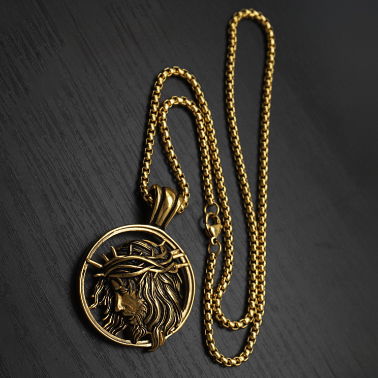Jesus Crown of Thorns Pendant Necklace