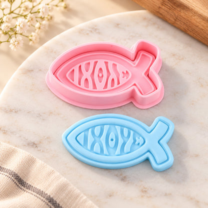 Nativity Cookie Cutter & Stamp Set – Mary, Joseph & Baby Jesus Christmas Baking