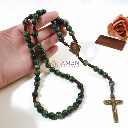 Our Lady Crucifix Pendant Rosary Amen Artisan