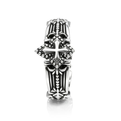 Adjustable Vintage Cross Ring
