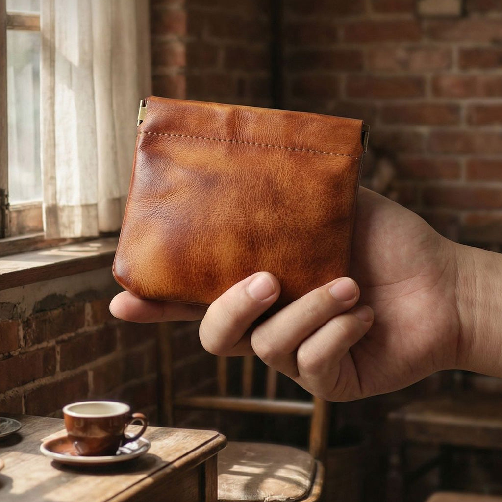 Genuine Leather Rosary Storage Pouch - Keep Your Rosary Close, Clean, and Protected