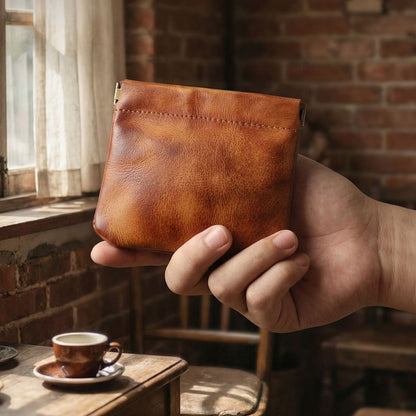 Genuine Leather Rosary Storage Pouch - Keep Your Rosary Close, Clean, and Protected