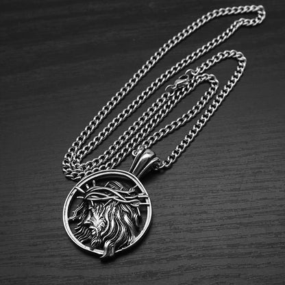 Jesus Crown of Thorns Pendant Necklace