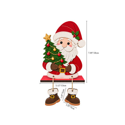 The Merry Christmas Crew — Wooden Shelf Sitters | Amen Artisian