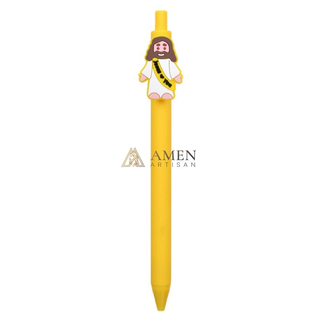 Jesus Doll Retractable Ballpoint Pen  Amen Artisan
