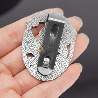 St Michael Medal Car Clip Amen Artisan