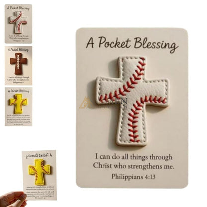 Handmade Leather Football Cross Sports Ornament