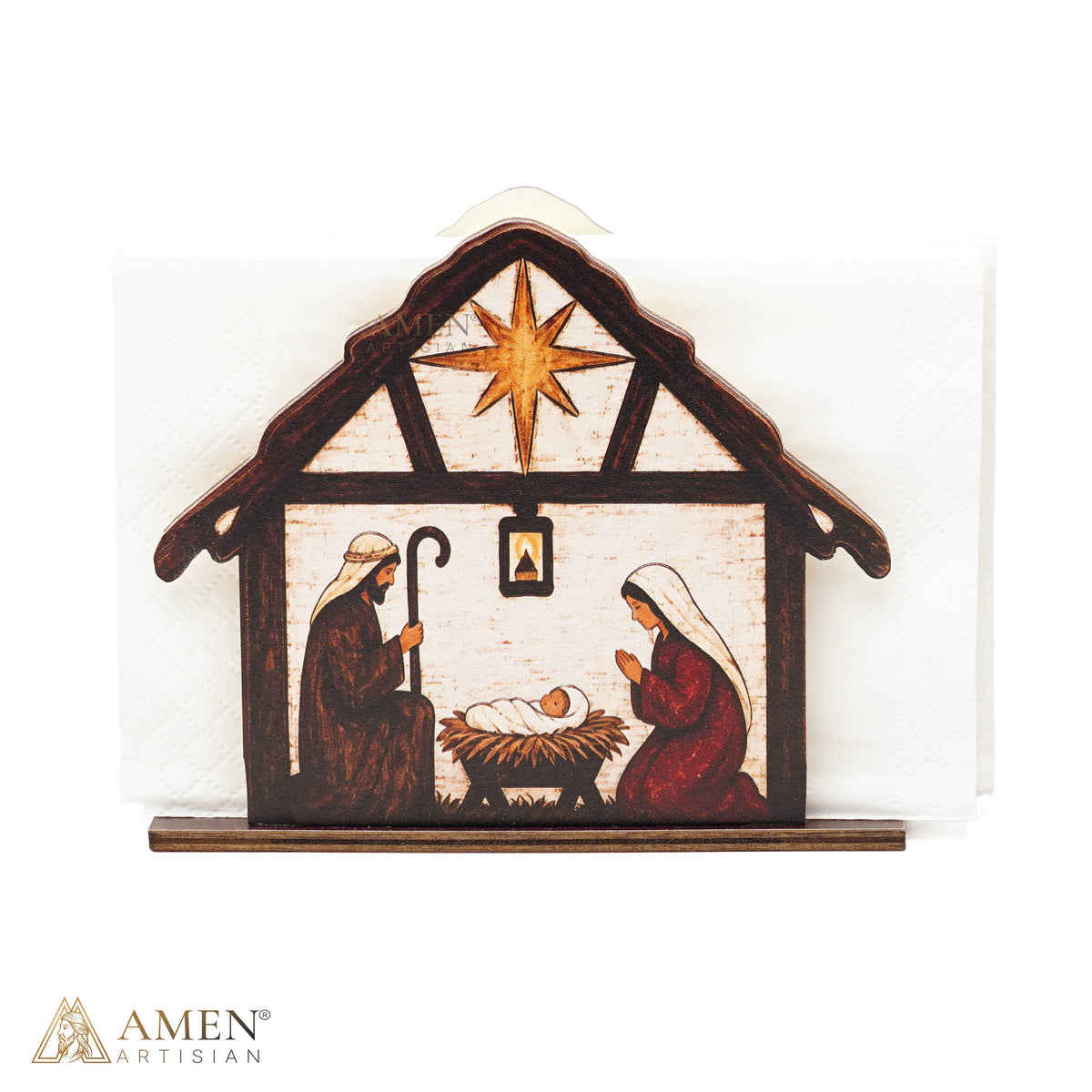 Christmas Nativity Napkin Holder