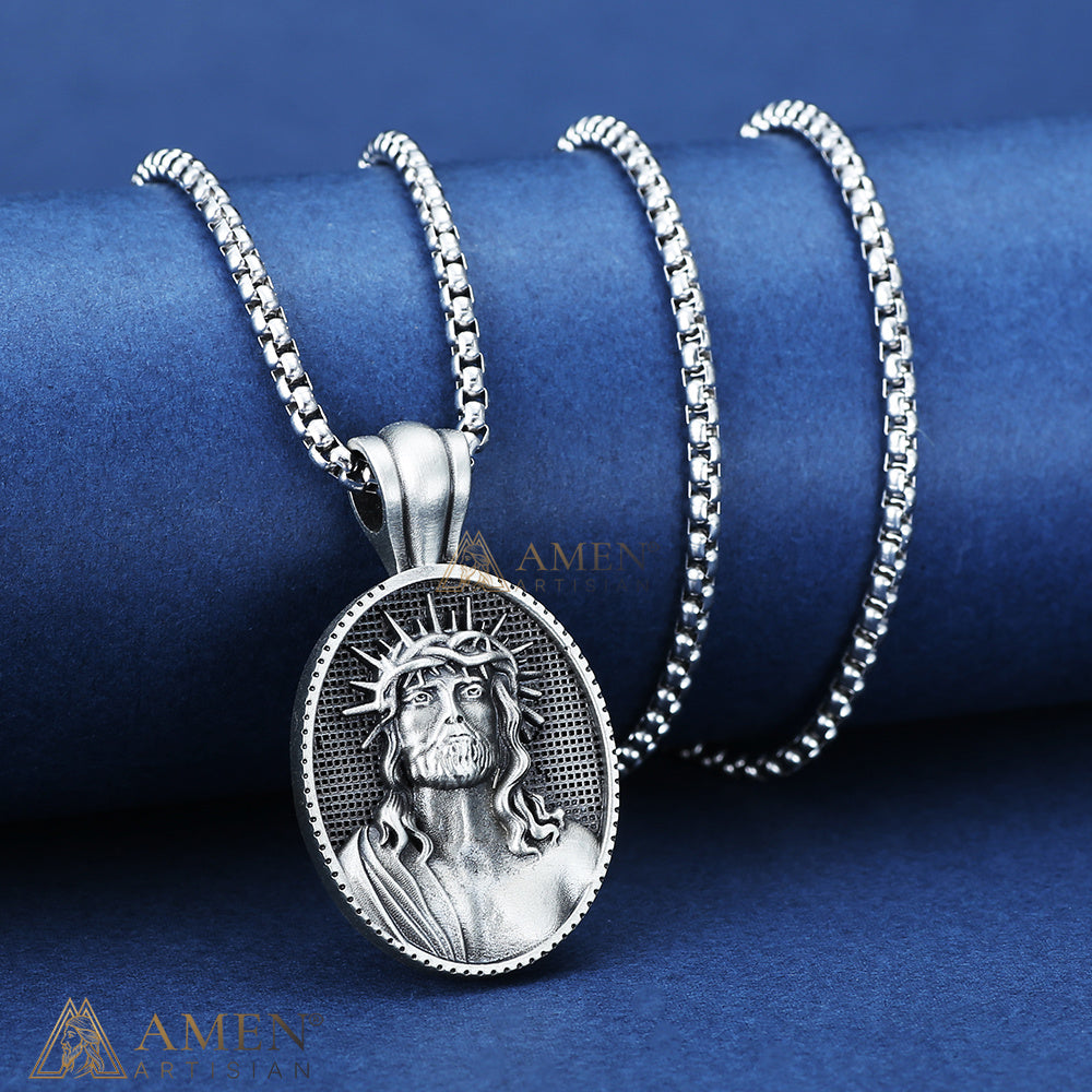 Jesus Christ Crown of Thorns Necklace | Amen Artisian