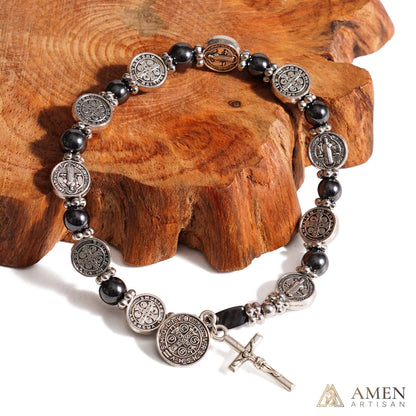 Keep a Prayerful Reminder of Protection Close — St. Benedict Medal Bracelet
