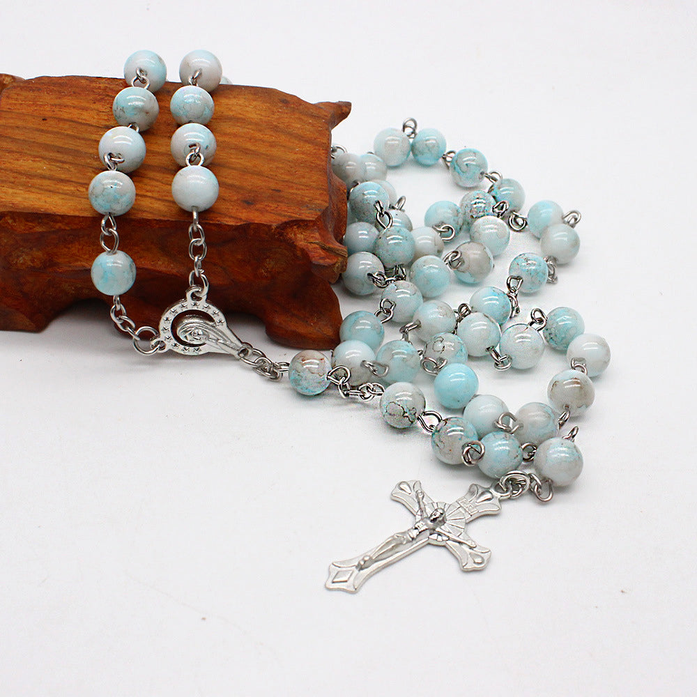 $0.99 Deal - Natural Stone Rosary – Faith Rooted in Creation