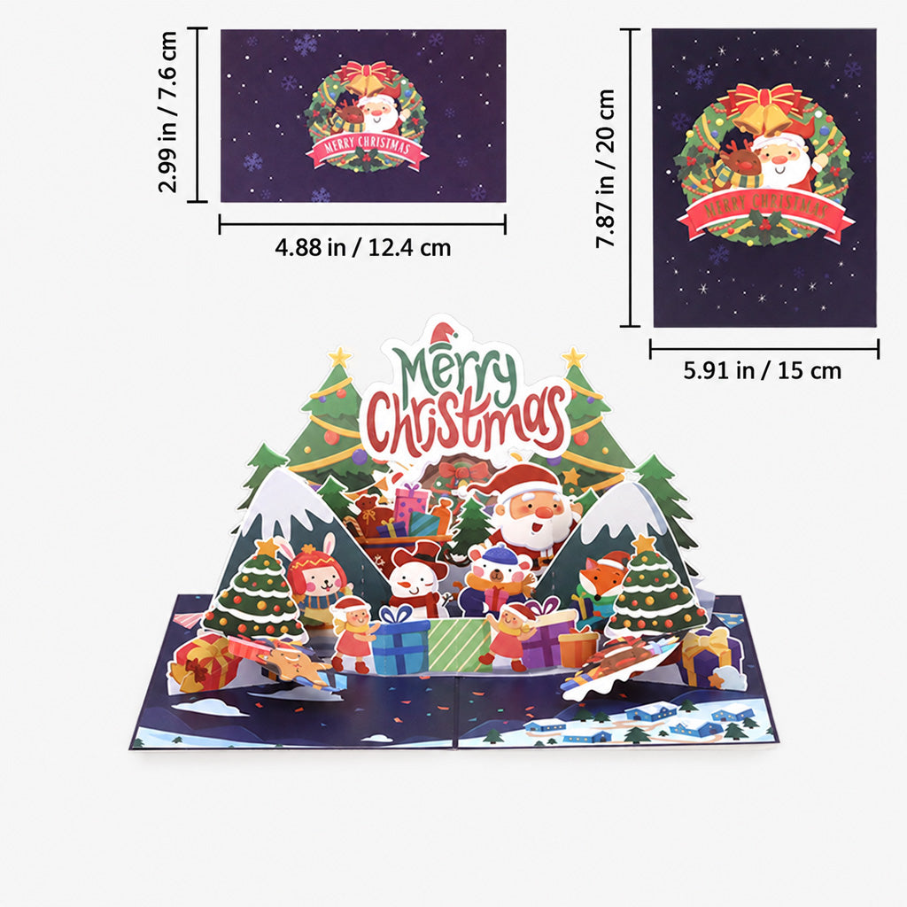 3D Pop-Up Christmas Card