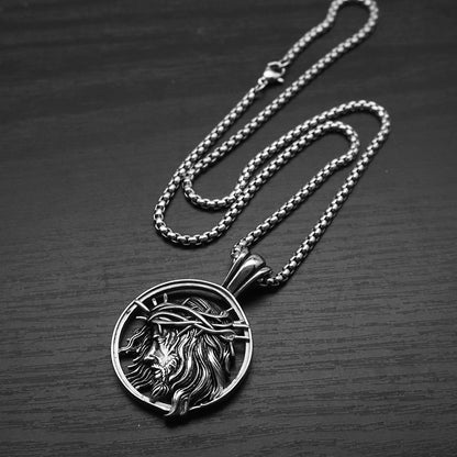 Jesus Crown of Thorns Pendant Necklace