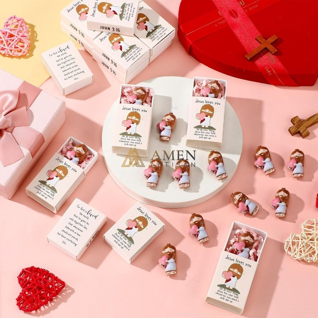 Jesus Doll Matchbox Gift Set Amen Artisan