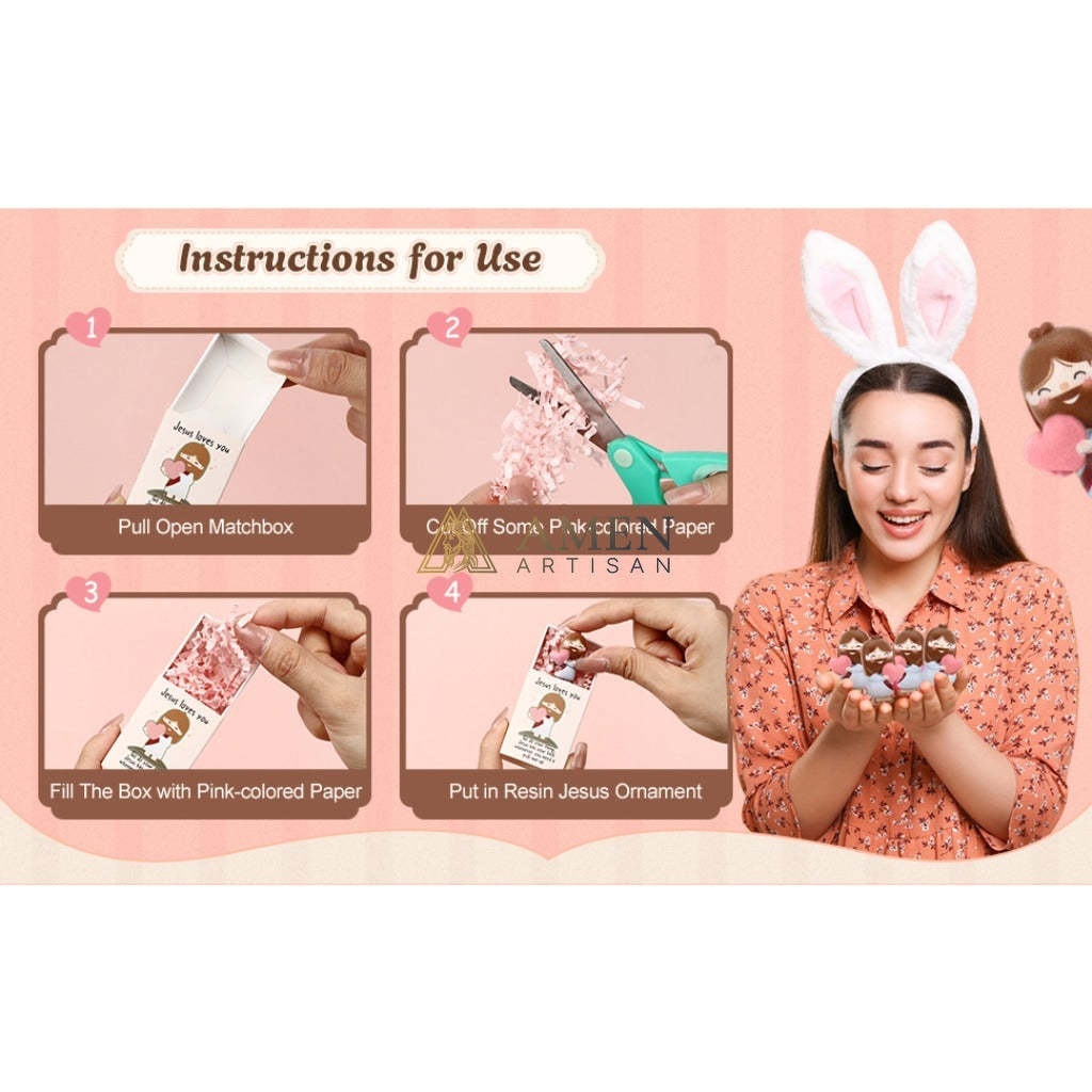 Jesus Doll Matchbox Gift Set Amen Artisan