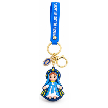 Jesus & Virgin Mary Keychain Charms | Amen Artisian