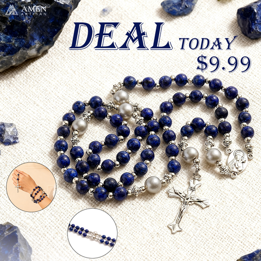 【Deal Today】Lapis Lazuli Rosary