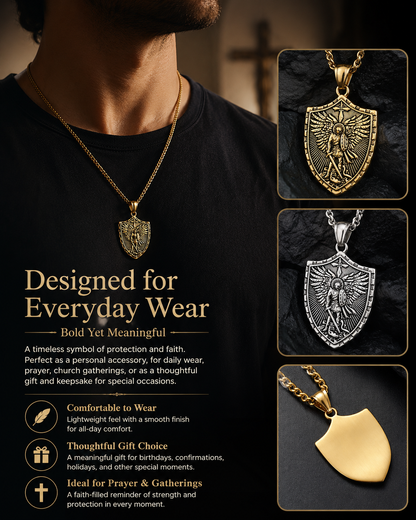【Deal Today】St Michael Necklace - Amen Artisan | Amen Artisan