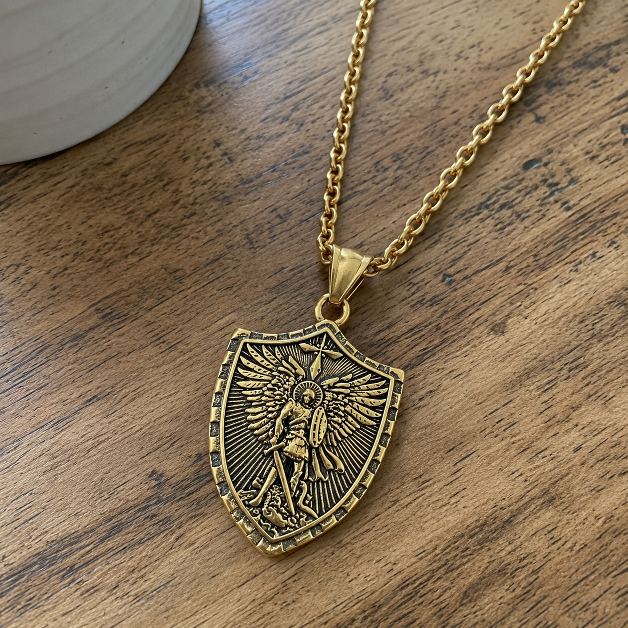 【Deal Today】St Michael Necklace - Amen Artisan | Amen Artisan