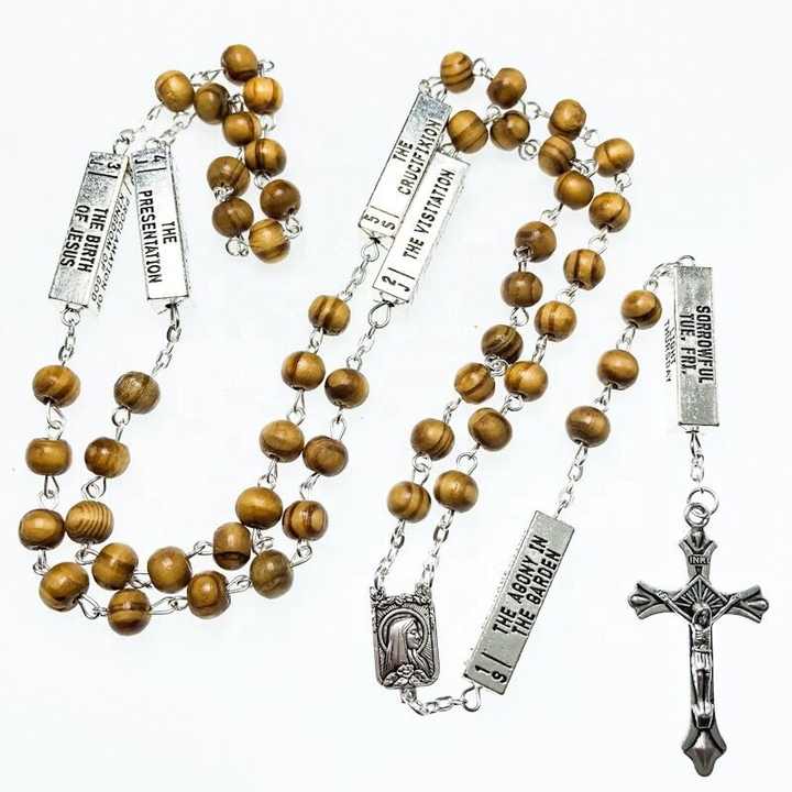 $0.99 Deal - Engraved Mystery Bar Rosary