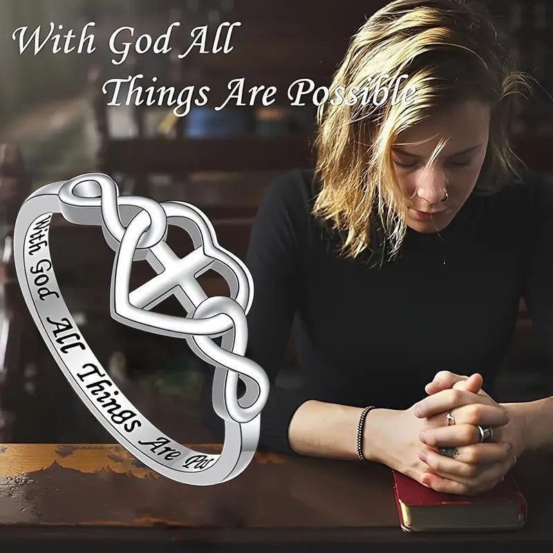 $0.99 Deal - With God All Things Are Possible Ring